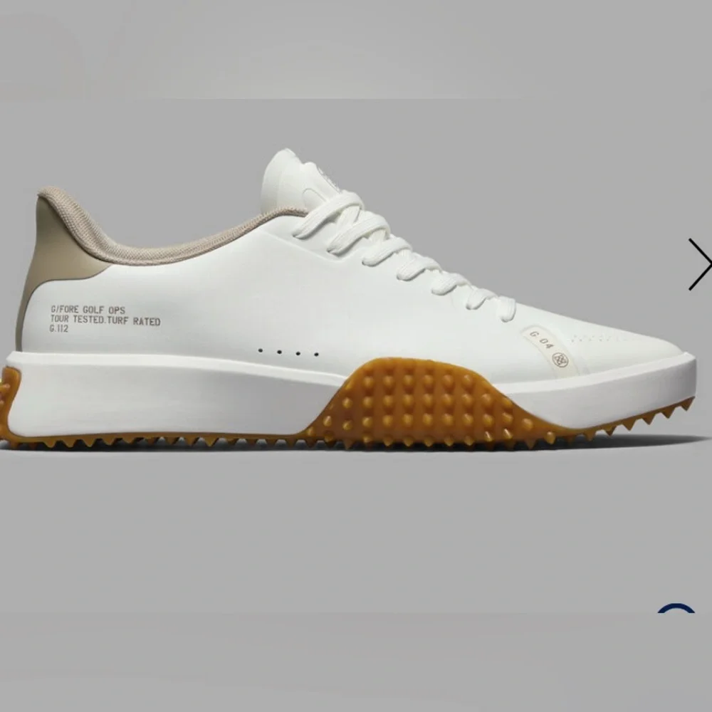 G/FORE Men’s G.112 Golf Shoe-Dune/Gum-Size 9.5 NIB⛳️ - Picture 2 of 14
